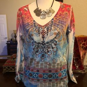 🌈MULTICOLORED LONG SLEEVE TOP